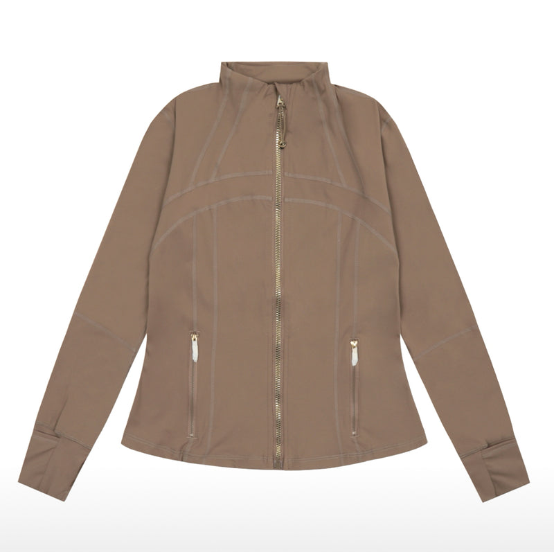 Lulu Define Jacket - Taupetastic/Gold